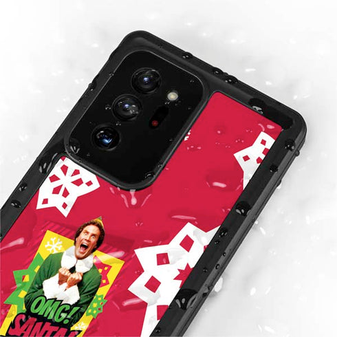 Elf OMG Santas Coming Galaxy Note20 Ultra 5G Waterproof Case